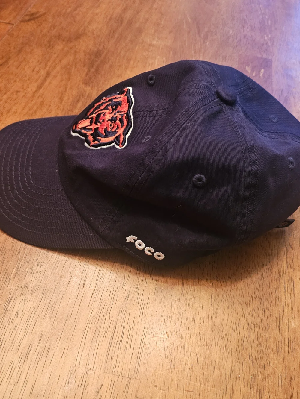 Adjustable Chicago Bears Foco Hat - Navy, OSFA adjustable strap